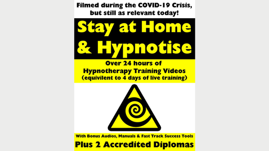STAY AT HOME & HYPNOTIZE - HOW TO BECOME A MASTER HYPNOTIST WITH EASEBy Jonathan Royle & Stuart "Harrizon" Cassels Mixed Media DOWNLOAD - MagicTricksUSA