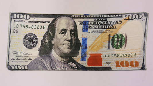 Silk 18 inch $100 Bill from Magic by Gosh - Trick