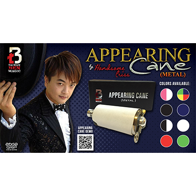 Appearing Cane (Metal / Red) by Handsome Criss and Taiwan Ben Magic - Trick