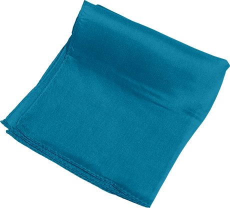 Silk 18 inch (Turquoise) Magic by Gosh - Trick