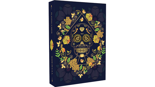 Calaveras de Azúcar Blue Edition Playing Cards Printed by USPCC