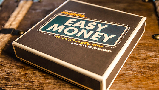Easy Money Black Wallet (Gimmick and Online Instructions) by Spencer Kennard