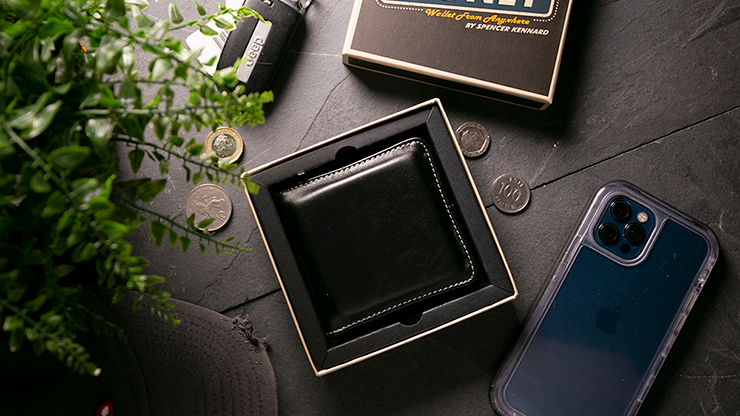 Easy Money Black Wallet (Gimmick and Online Instructions) by Spencer Kennard