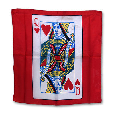 Silk 18 inch Queen of Heart Card from Magic by Gosh - Trick