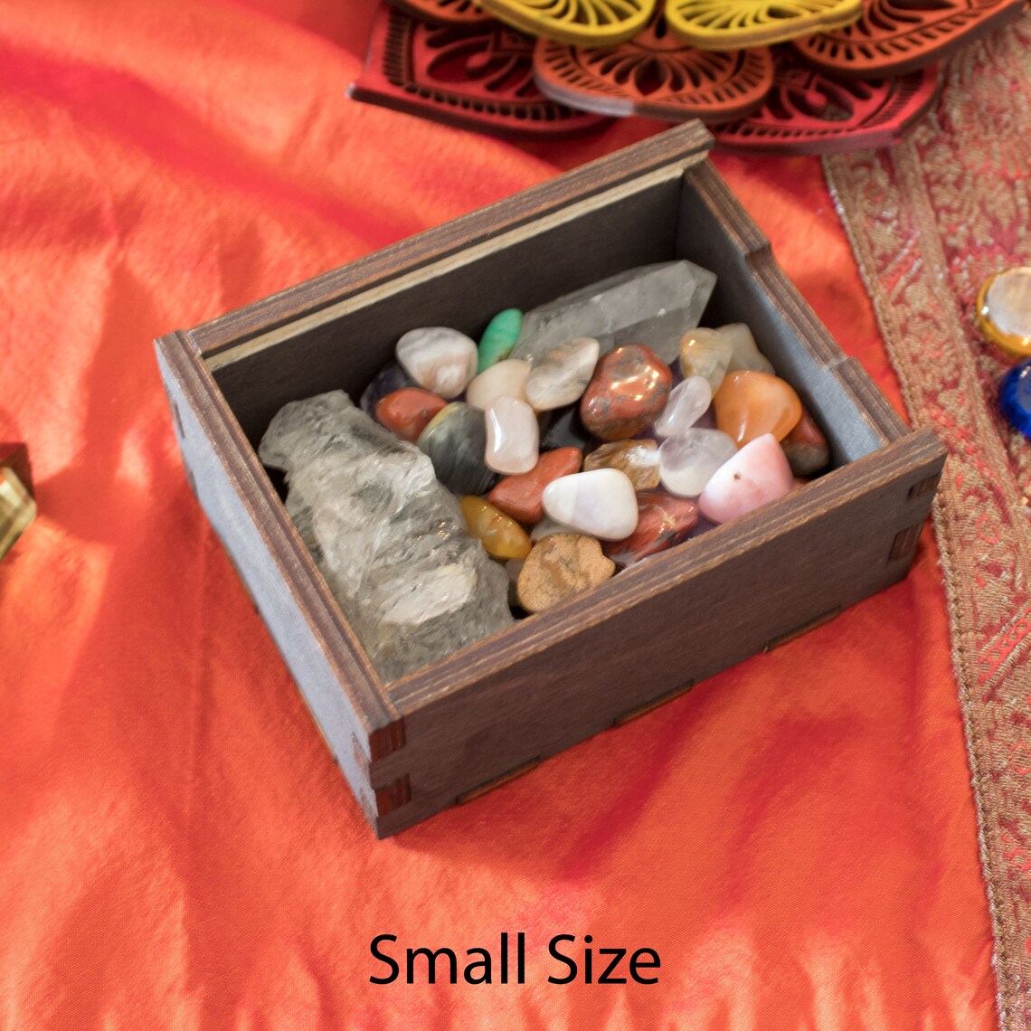 The Hierophant Full Color Tarot Card/Stash box 4"x6"