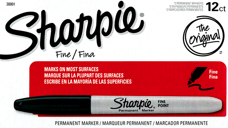 Sharpie Permanent Marker - Fine Tip – K. A. Artist Shop