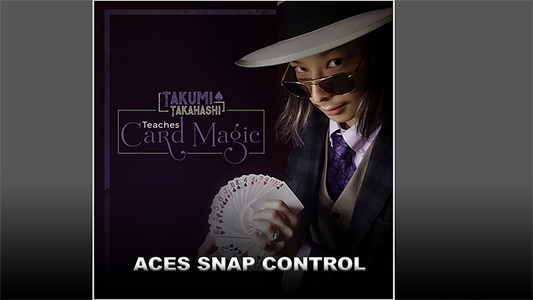 Takumi Takahashi Teaches Card Magic - Aces Snap Control video DOWNLOAD - MagicTricksUSA