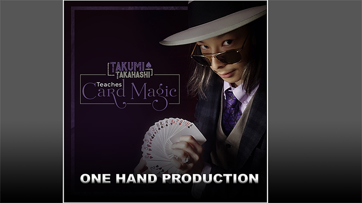 Takumi Takahashi Teaches Card Magic - One Hand Production video DOWNLOAD - MagicTricksUSA
