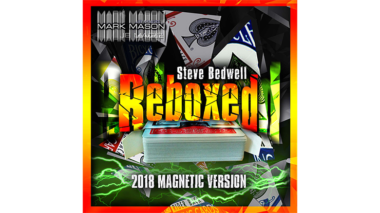 Reboxed 2018 Magnetic Version Blue (Gimmicks and Online Instructions) by Steve Bedwell and Mark Mason - Trick