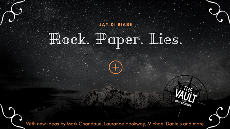 The Vault - Rock Paper Lies Plus by Jay Di Biase video DOWNLOAD