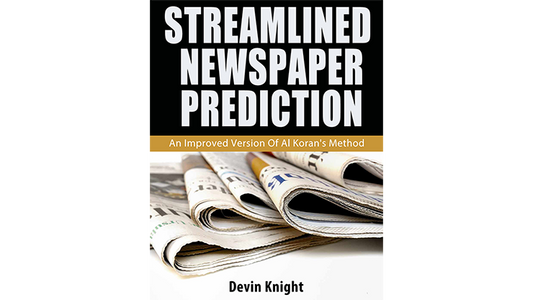 Streamlined Newspaper Prediction by Devin Knight eBook DOWNLOAD - MagicTricksUSA