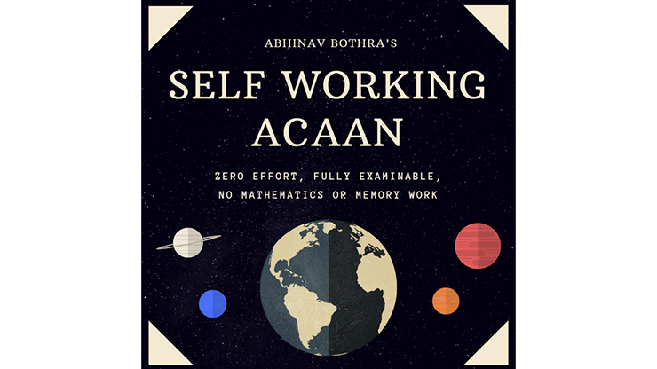 Self-Working ACAAN by Abhinav Bothra Mixed Media DOWNLOAD - MagicTricksUSA