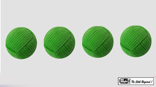 Rope Balls 1 inch / Set of 4 (Green) by Mr. Magic - Trick