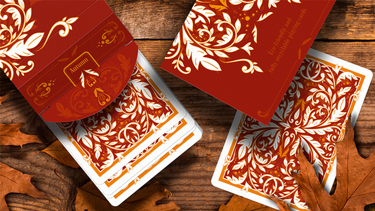 Leaves Autumn Edition Collector's Box Set Playing Cards by Dutch Card House Company