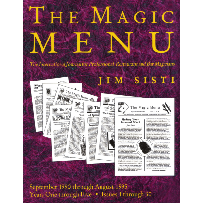 Magic Menu: Years 1 through 5 eBook DOWNLOAD - MagicTricksUSA