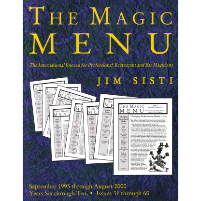 Magic Menu 2 Years 6-10 eBook DOWNLOAD - MagicTricksUSA