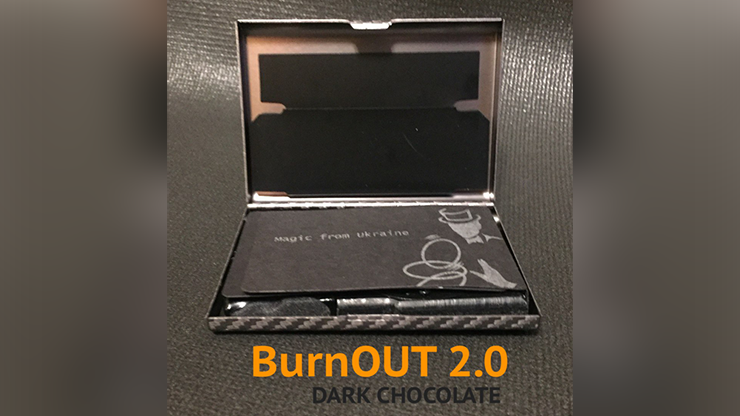 BURNOUT 2.0 CARBON DARK CHOCOLATE by Victor Voitko (Gimmick and Online Instructions) - Trick