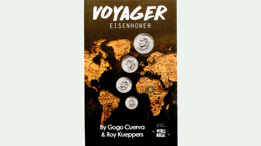 Voyager US Eisenhower Dollar (Gimmick and Online Instruction) by GoGo Cuerva - Trick