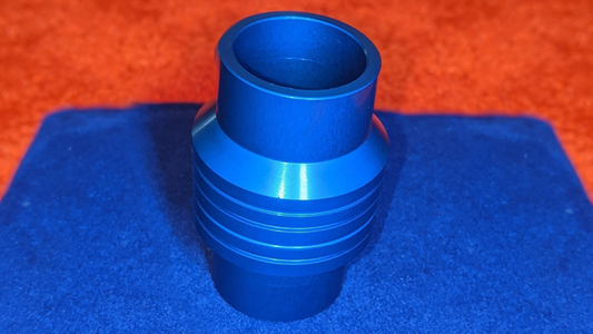 Penny Tube (Aluminum Blue) by Chazpro Magic - Trick