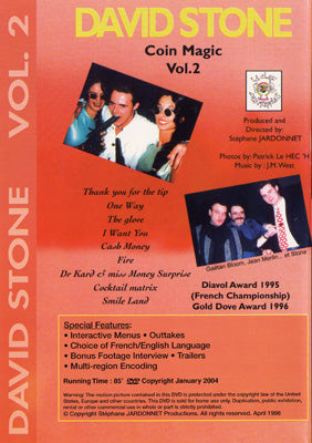 Coin Magic - Vol. 2 by David Stone - DVD